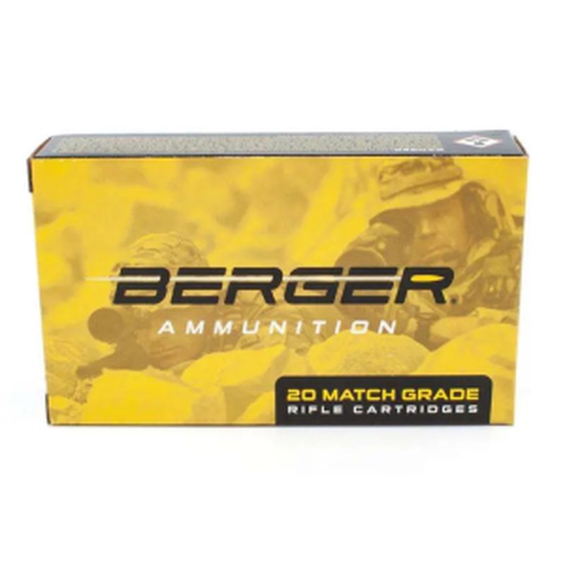 Berger Bullets Tactical 6.5 Creedmoor 130gr Hybrid Open Tip Match Ammunition