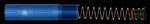Strike Industries AR Pistol Buffer Tube Slick Blue Anodized 7075-T6 with QD Socket