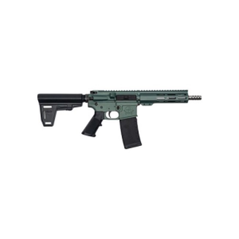 Great Lakes Firearms GL-15 223 Wylde AR-15 Upper 7.5 Inch TB MLOK Charcoal Grn