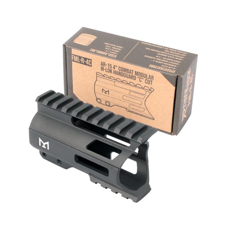 Tiger Rock AR-15 Combat Modular C-Cut M-LOK Handguard 4in Black Small