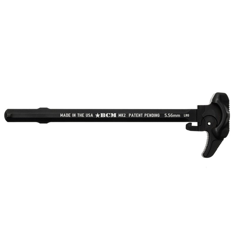 BCM Asymmetric MK2 Large Latch Charging Handle, Black - High-Performance, Durable Charging Handle