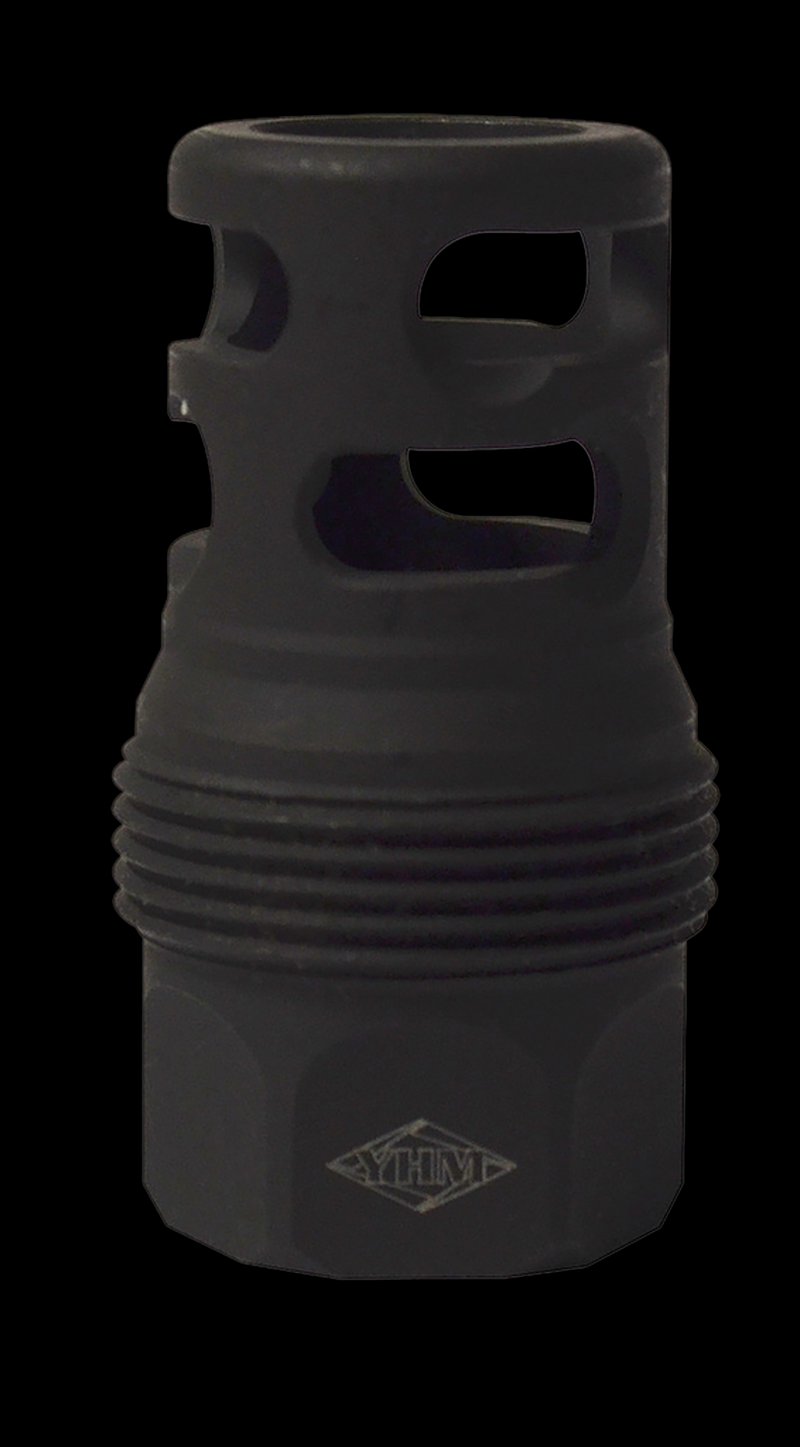 Yankee Hill sRx Quick-Detach Short Muzzle Brake 11/16x24 Black Phosphate Steel