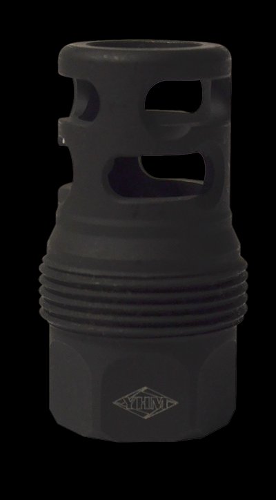 Yankee Hill sRx Quick-Detach Short Muzzle Brake 11/16x24 Black Phosphate Steel