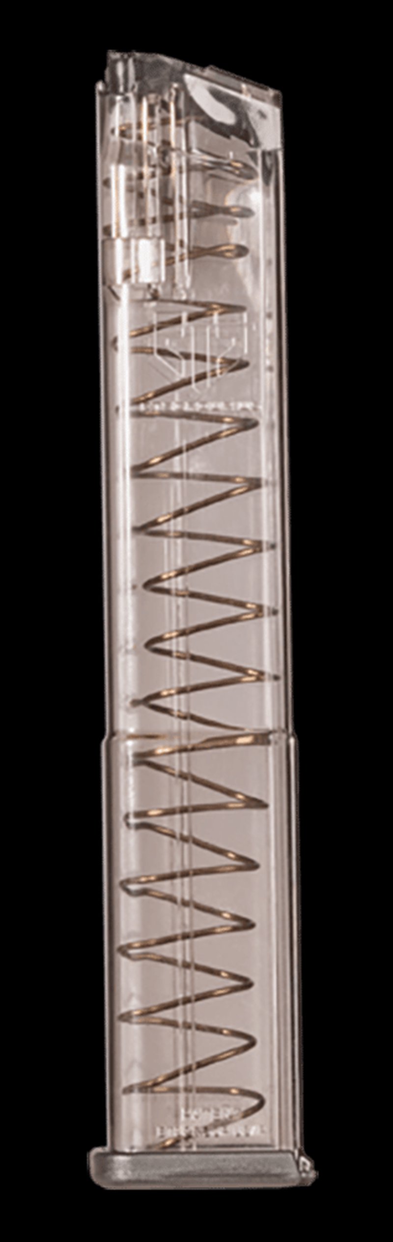 ETS Group Pistol Magazine Polymer Translucent (Glock-Compatible)