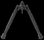 Leapers Recon 360 TL Adjustable Rifle Bipod 8–12 in Black Anodized Aluminum