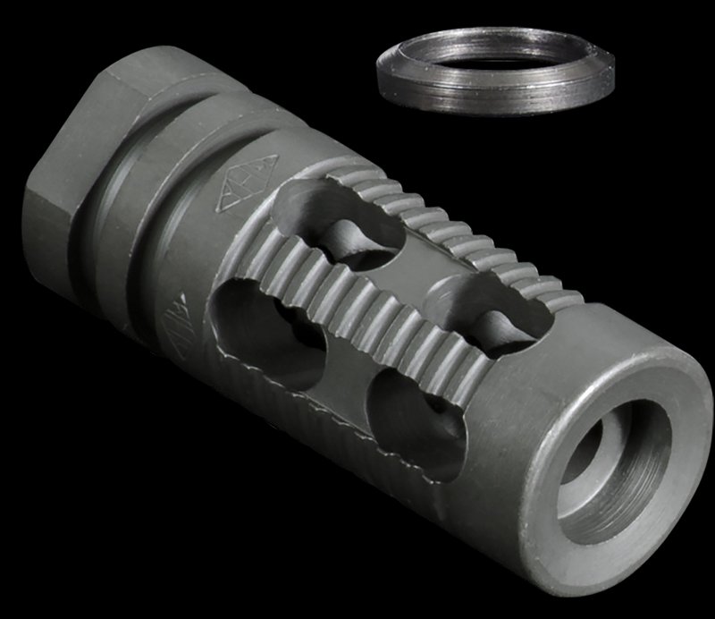 Yankee Hill Phantom Compensator/Muzzle Brake 5.56mm 2.25in OAL 1/2x28 285M2