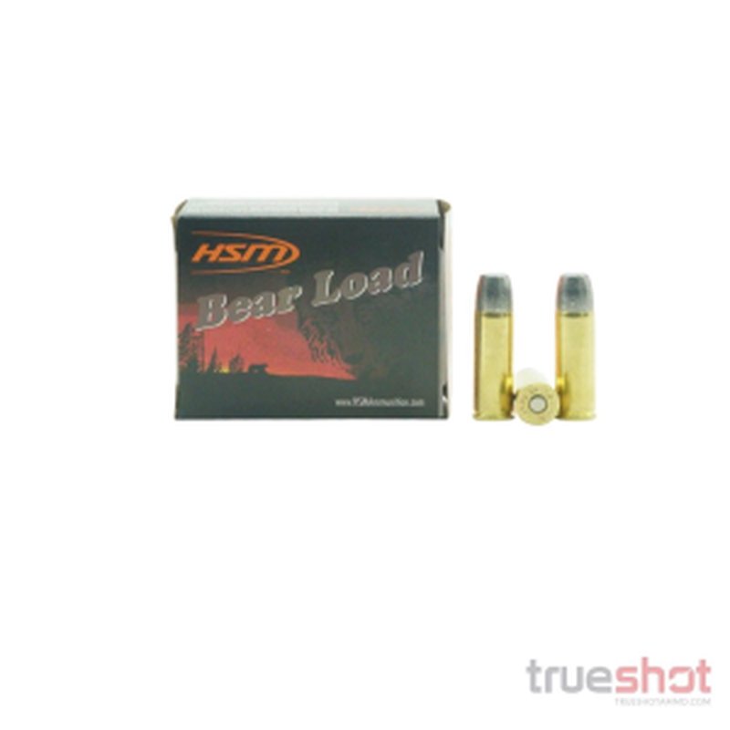 HSM 45 Colt 325 Grain WFN Gas Check Hard Lead Ammo