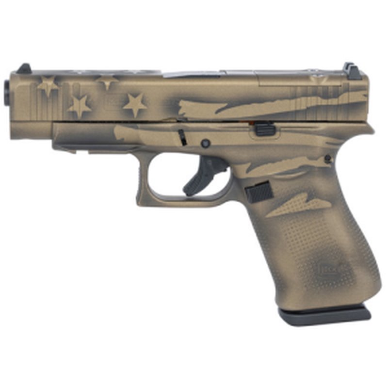 Glock G48 MOS 9mm 4.17in 10rd Optic Ready Pistol - Coyote Cerakote