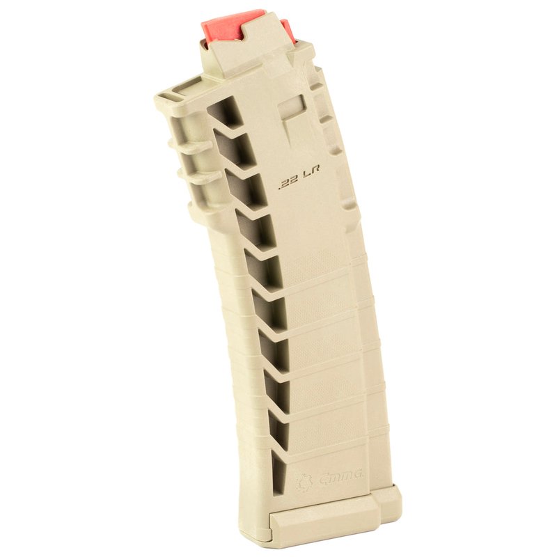 CMMG Mk4 AR-15 Magazine 22 LR 10-Round Flat Dark Earth Polymer 22AFC77-FDE