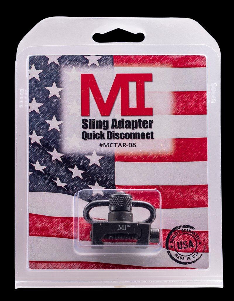 Midwest Industries MCTAR08 Quick Detach Sling Adapter 6061 Aluminum Black