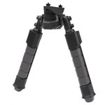 Allen Company Helix Low M-LOK Polymer Bipod, Adjustable 8-11 in Legs (Black)