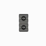 Midwest Industries M-LOK Picatinny Rail Section Aluminum Black
