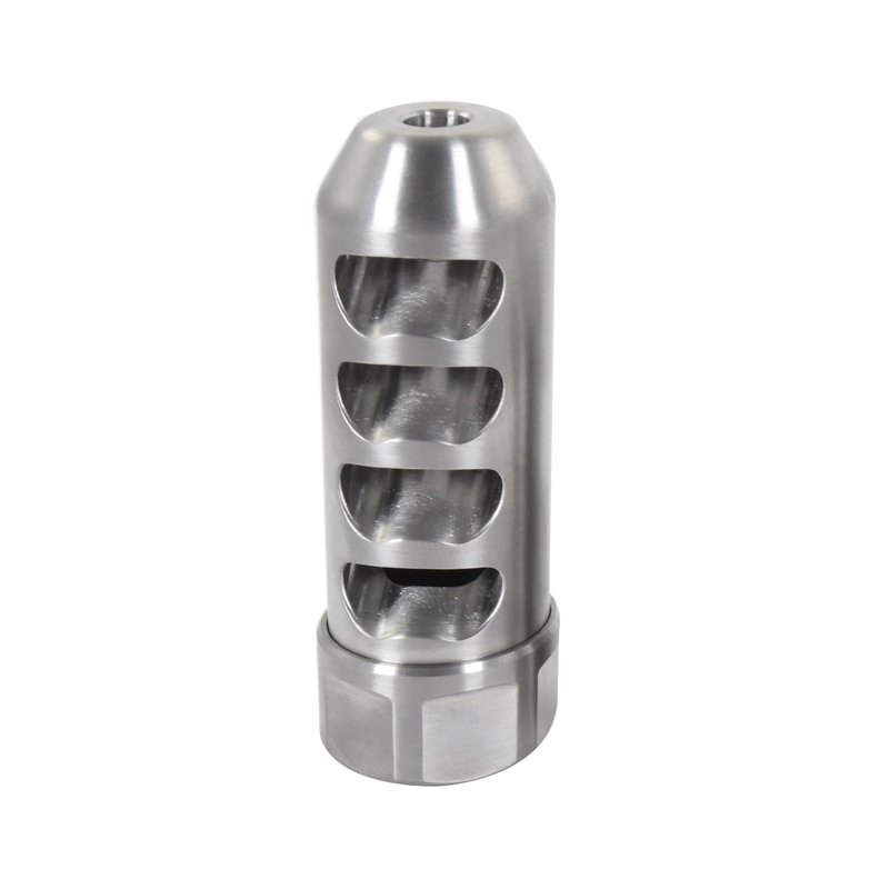American Precision Arms Gen 2 Fat Bastard Self Timing Muzzle Brake 5/8-24, Stainless - Precision