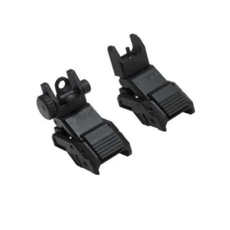 NcSTAR Vism Pro Series Front and Rear Flip-Up Sights AR-15