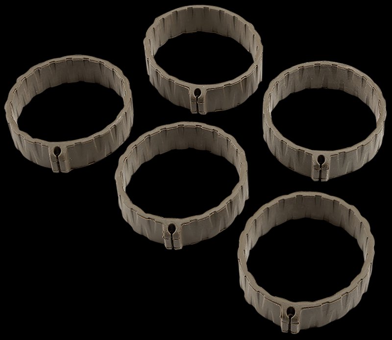 Strike Bang Band Tactical Cable Management Bands OD Green NBR Rubber 5-Pack