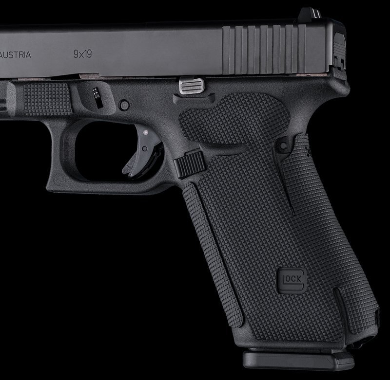 Hogue Wrapter 17178 Adhesive Grip Panels Black for Glock Pistols