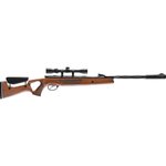 Hatsan Model 65 Combo .25 Caliber With 3-9x32 Scope Wood Blued