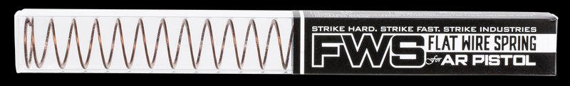 Strike Industries AR Flat Wire Spring Pistol Length Buffer Spring