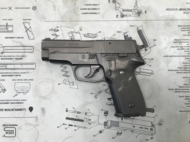 Sig Sauer P228 9mm Semi-Automatic Pistol 4.4 Inch Barrel Black Finish