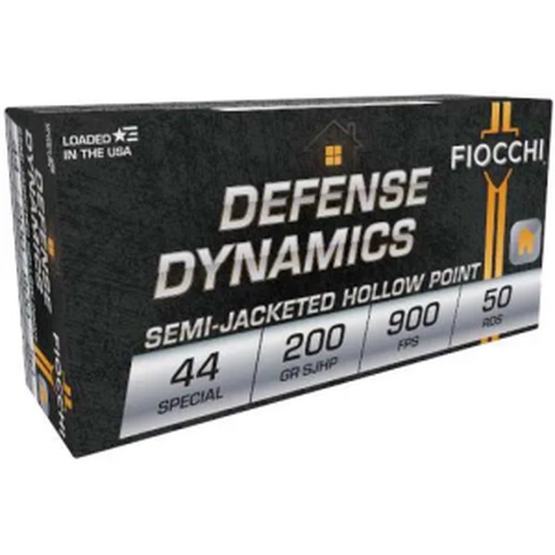 Fiocchi Defense Dynamics 44 Special Jacketed Hollow Point 200 Grain 50 Rounds