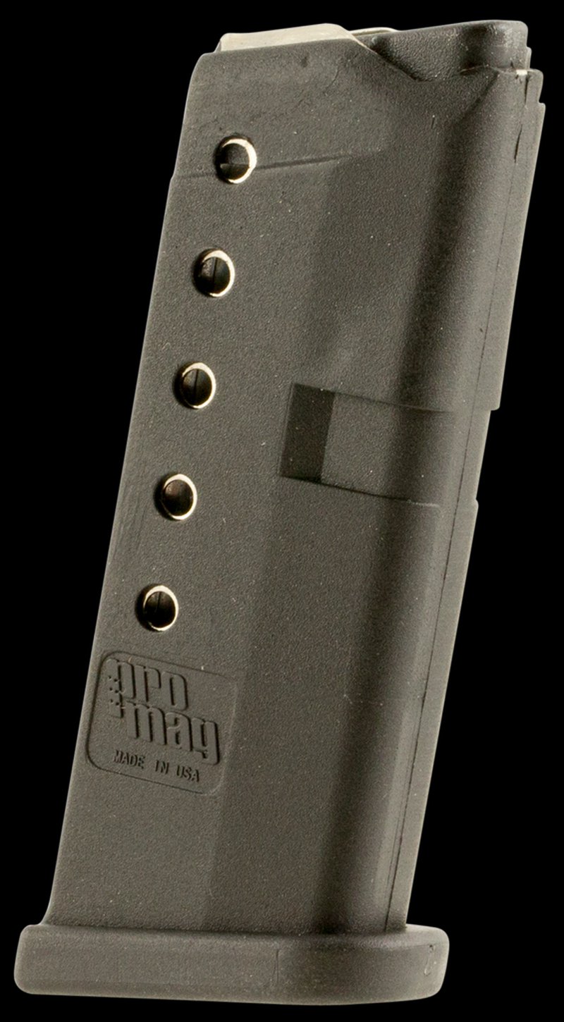 ProMag GLK10 Glock 42 .380 ACP 6-Round Polymer Magazine - DuPont Zytel
