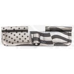 Battle Arms Development AR-15 Engraved Dust Cover Ejection Port Cover - Waving American Flag