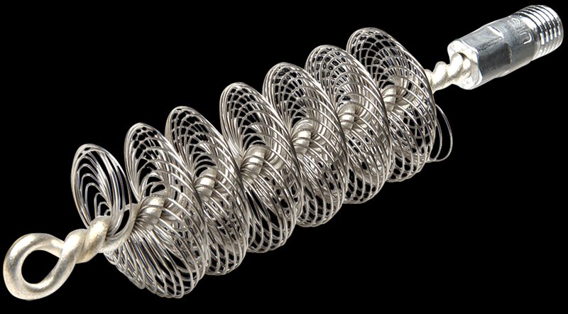 Hoppes Tornado 1252 .35 Cal 9mm Bore Brush Stainless Spiral-Wound 10-Pack