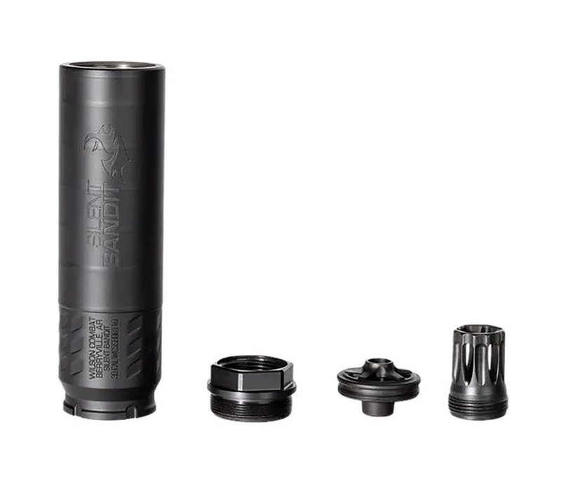 Wilson Combat Silent Bandit Suppressor .223/5.56 5.76in Titanium Direct Thread Hub