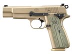 FN Hi-Power Talo Exclusive 9mm Pistol 4.7 Inch Barrel PVD Finish Dirty Olive G10