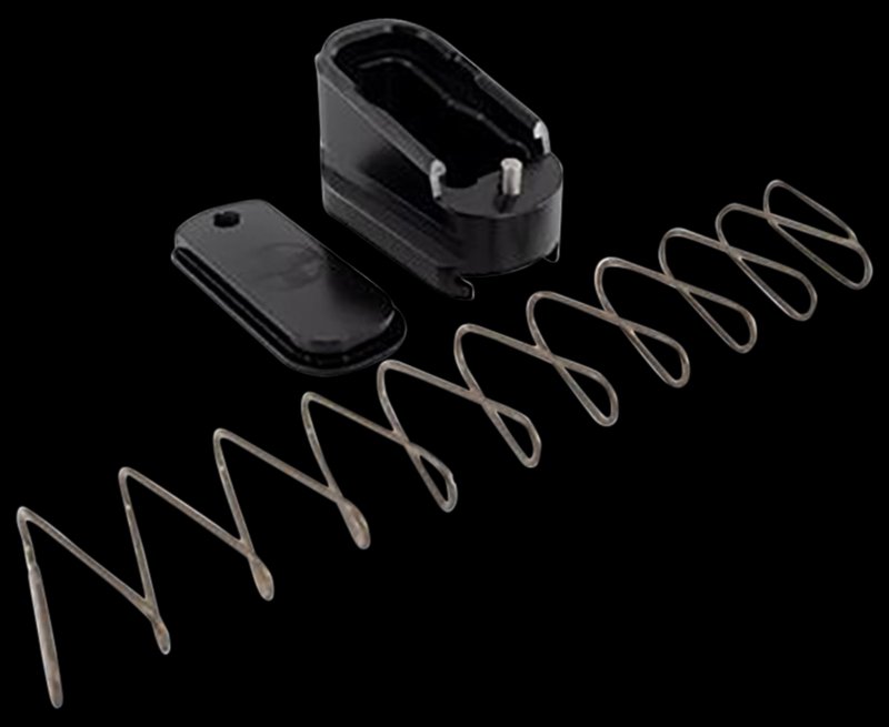 Shield Arms +2 Magazine Extension for Glock 43 OEM Magazines (G43ME2BLK)