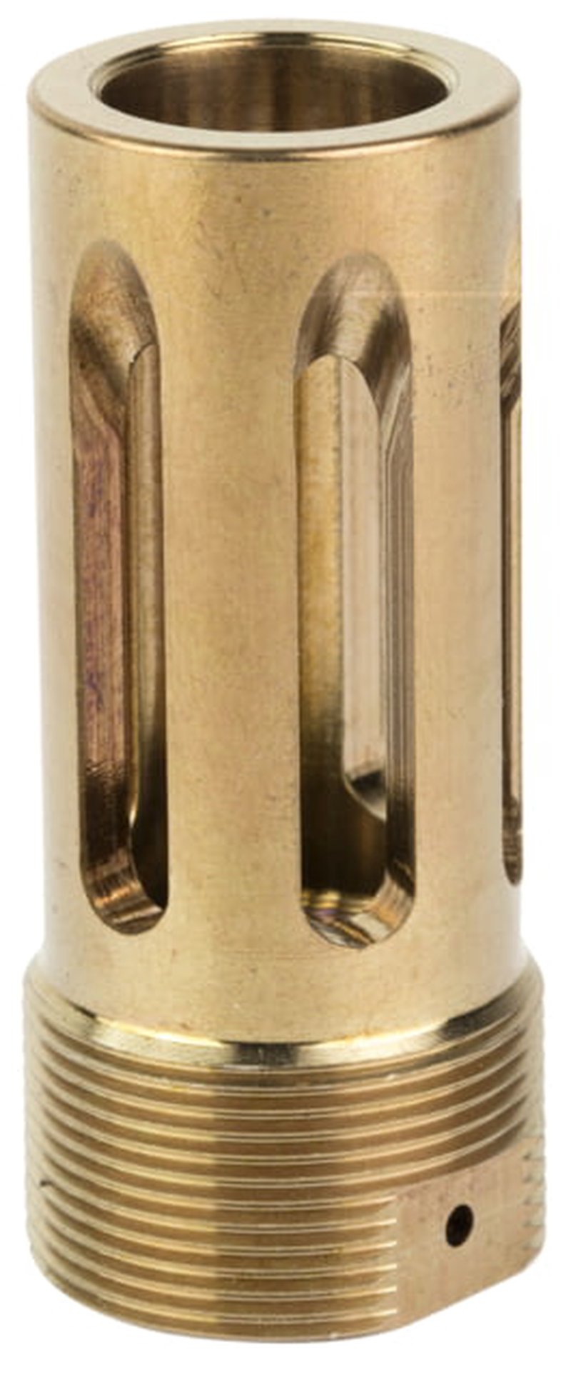 Otter Creek Labs OPS/AE Flash Hider OCL-602 1/2x28 TPI Raw Heat Treat Gold