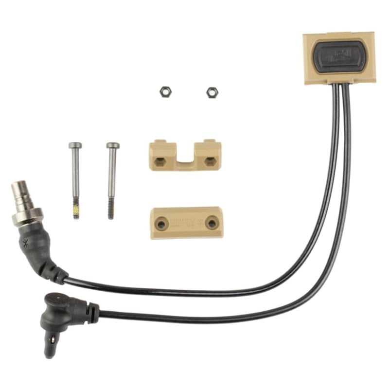 Unity Tactical ModButton Lite SYNC Surefire 7in Cable Fits Picatinny Anodized Finish FDE