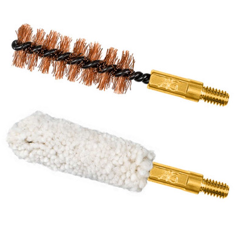 Otis FG-345-NB Dual Brush Pack .44 Mag/.45/.458 Cal Bronze/Nylon 8-32 Thread 2in