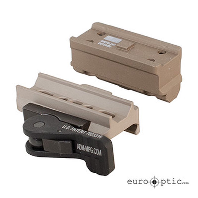 American Defense ADM AD-B2-T1 Tac Lever Mount for Aimpoint Micro T-1 with SOCOM Riser