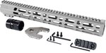 AT3 Tactical SPEAR Handguard M-LOK 15in Titanium AR-15