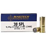 Magtech 38B Range/Training 38 Special 148 gr Lead Wadcutter LDWC