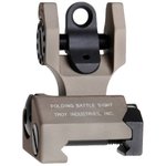 Troy Rear Folding Battle Sight AR-15 M4 M16 FDE SSIGFBSROFT