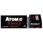 Atomic Ammunition Precision Craft .38 Special 148gr Lead Hollow Point