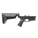 AERO PRECISION M5 Complete AR10 Lower Receiver w/ Moe Grip + SL-S Carbine Stock | Anodized Black