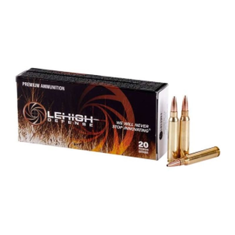 Lehigh LA223-55-CC 223 Remington 56 Grain Controlled Chaos Ammunition