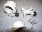 DNZ Freedom Reaper 2-Piece 1" Scope Mounts (Black/Silver)