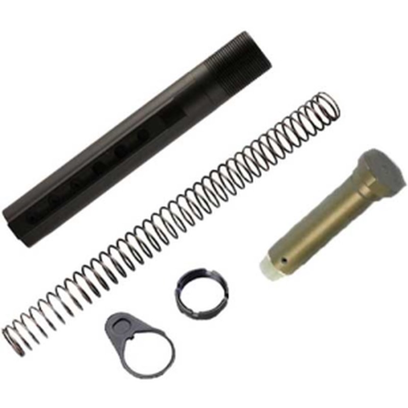 JE Machine Tech JE AR15 MILSPEC Buffer Tube 6-Position Combo Black