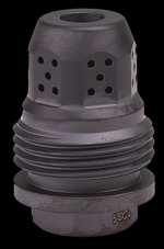 JK Armament Bald Eagle 9mm Muzzle Brake 1/2x28 Black Nitride Stainless