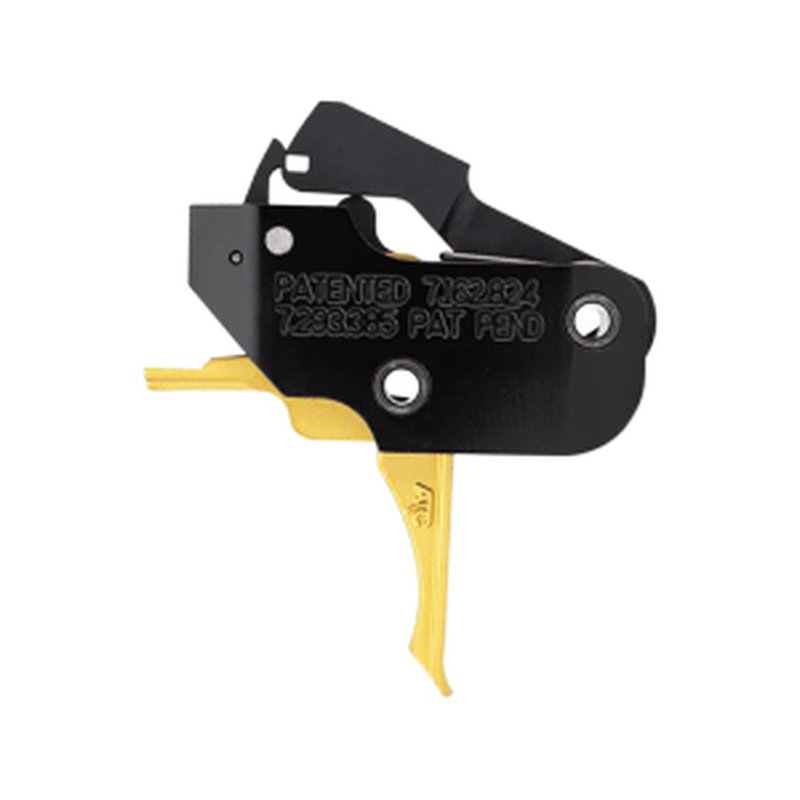 American Trigger Corp. AR Gold AR-10 Two Stage Trigger Flat
