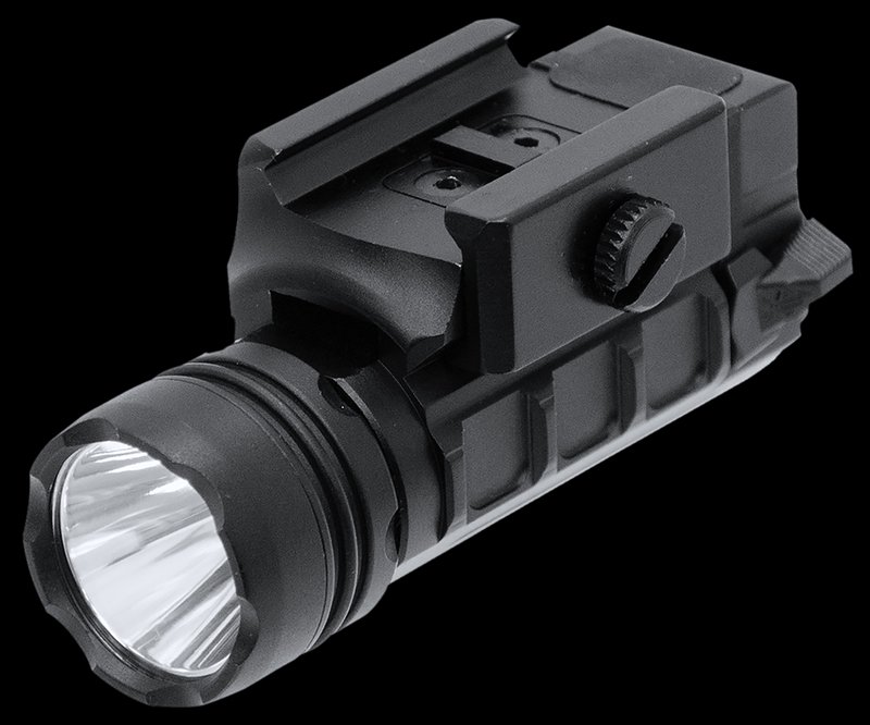 Leapers LTELP123RA Pistol Light 400 Lumen Ambidextrous Switch Picatinny Mount