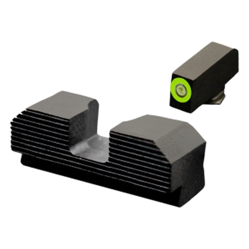 XS Sights GLM017P4G Minimalist Night Sight Set Green Tritium Front/Black Glock