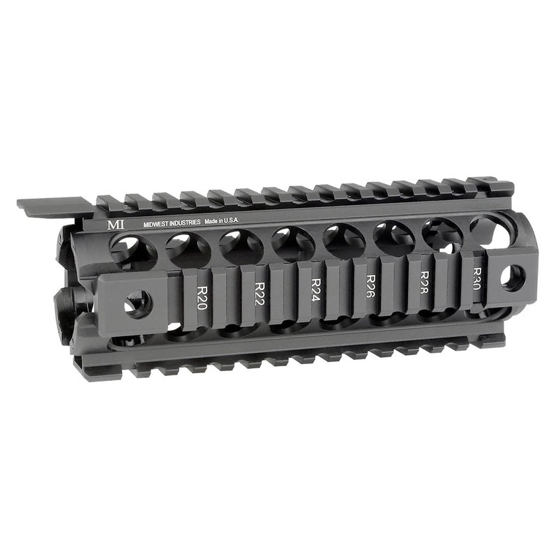 Midwest Industries Gen2 Two-Piece Drop-In Carbine Quad Rail Handguard 6061 Aluminum MCTAR-17G2