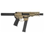 CMMG MKG Banshee 45ACP 5" 20rd Pistol (Tube Only, No Brace) | Coyote Tan