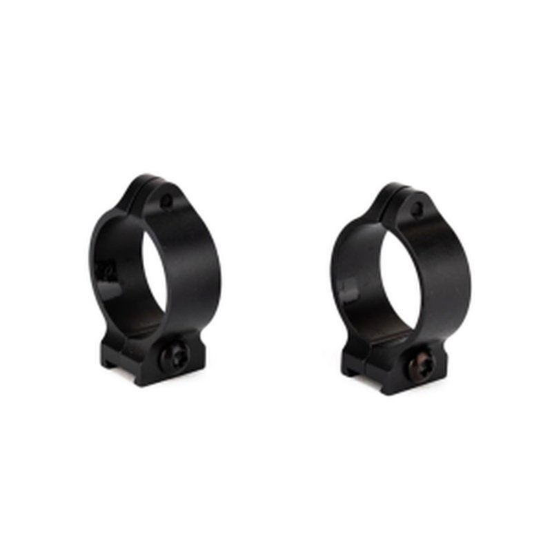 Talley Fixed Talley Dovetail 30mm Scope Rings Satin Low