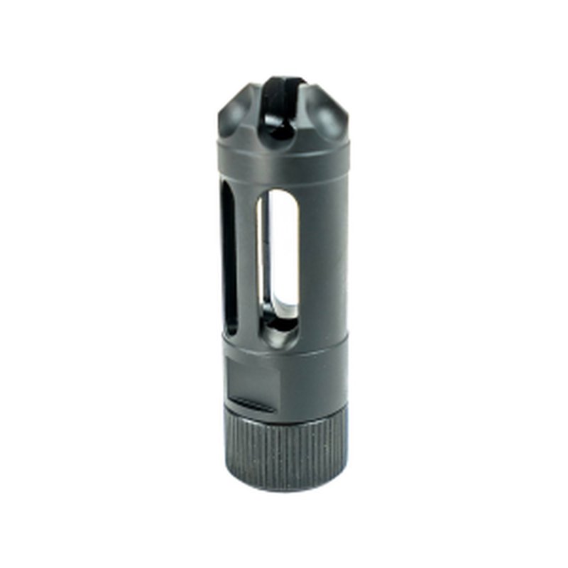 Faxon MuzzLok Ported Flash Hider 5.56mm 1/2-28 Thread Steel Nitride